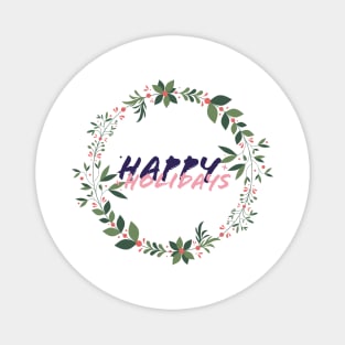 happy holidays Magnet